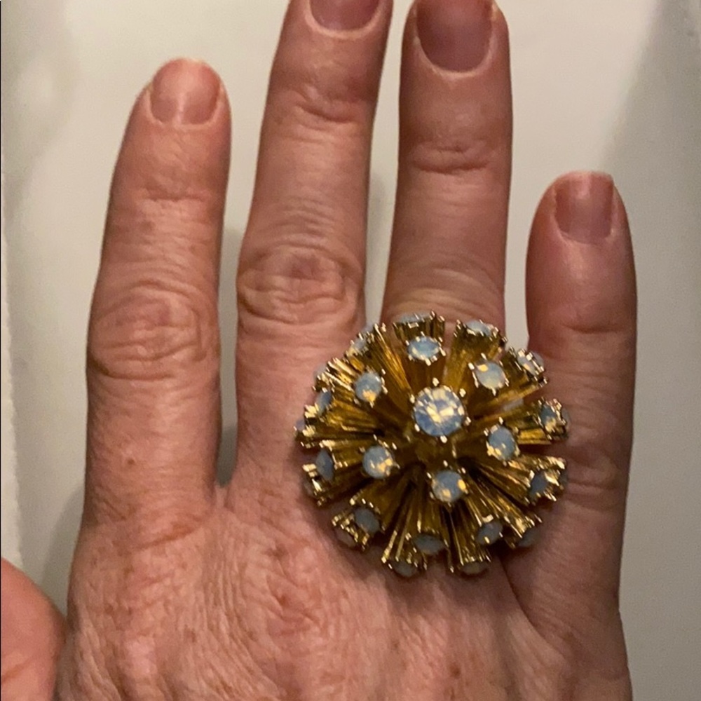 Gold burst ring